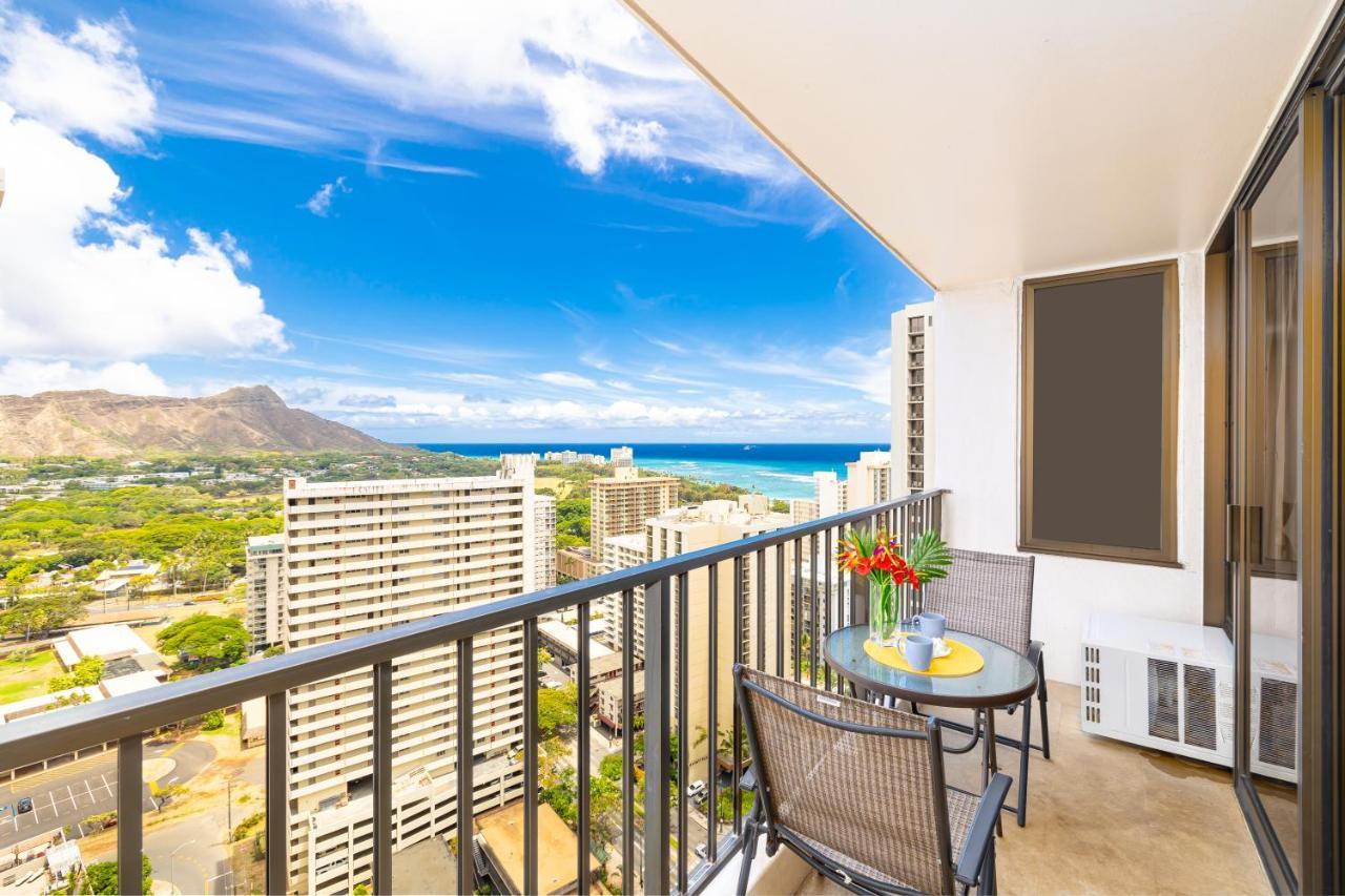 Beautiful Ocean And Diamond Head Views With Parking Lägenhet Honolulu Exteriör bild