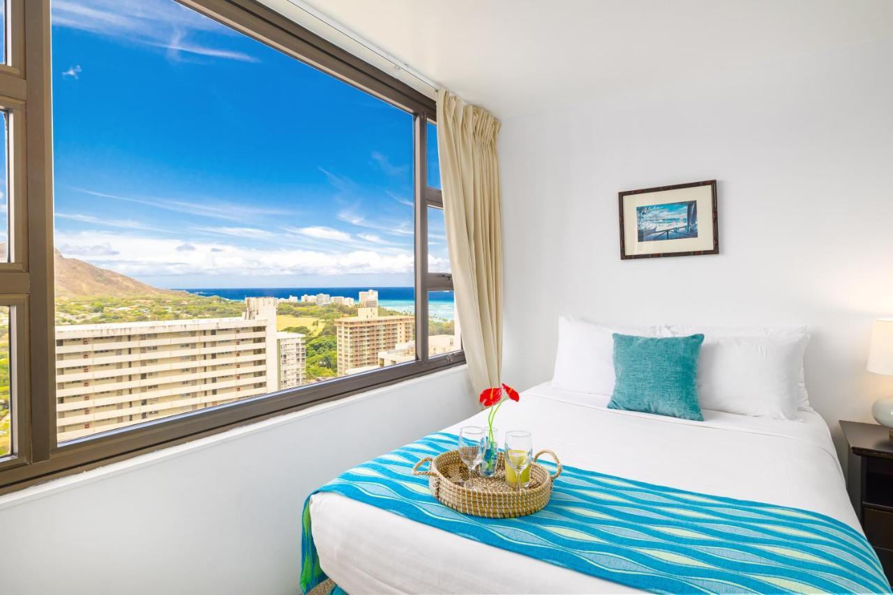 Beautiful Ocean And Diamond Head Views With Parking Lägenhet Honolulu Exteriör bild
